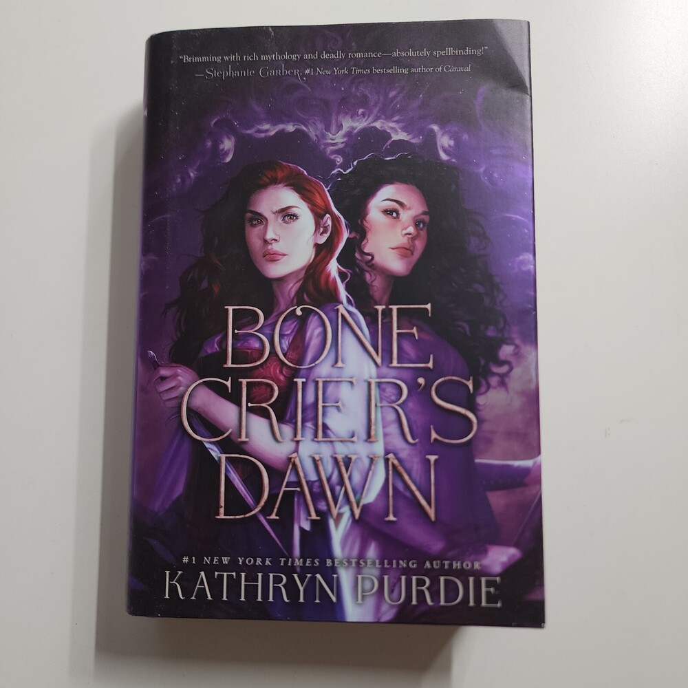 SIGNED Bone Crier's Dawn by Kathryn Purdie OWLCRATE w/ Sprayed Edges